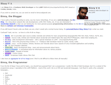 Tablet Screenshot of binnyva.com